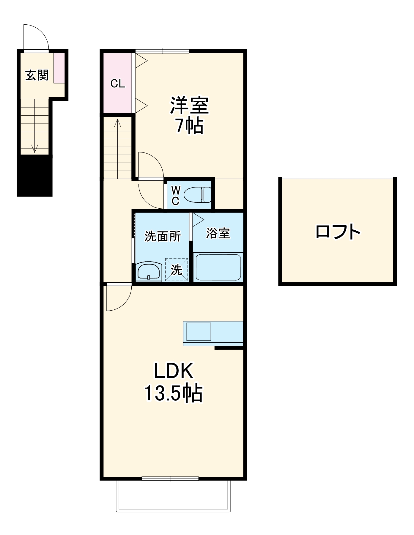 モデラートの間取り