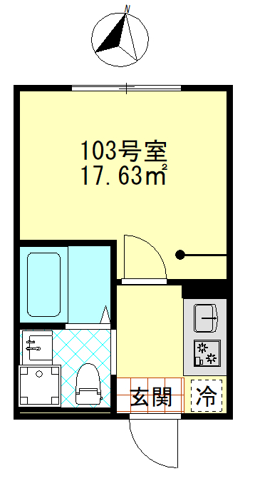 ブローテ四ツ木の間取り