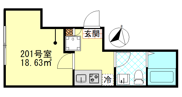 ブローテ四ツ木の間取り