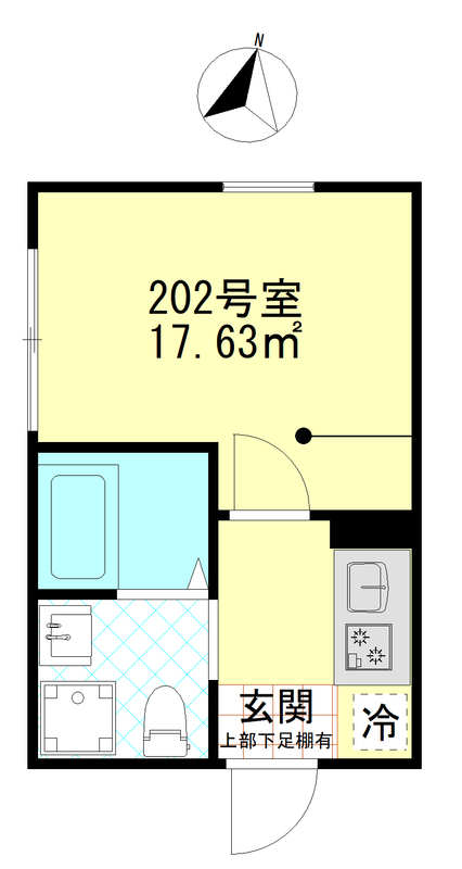 ブローテ四ツ木の間取り