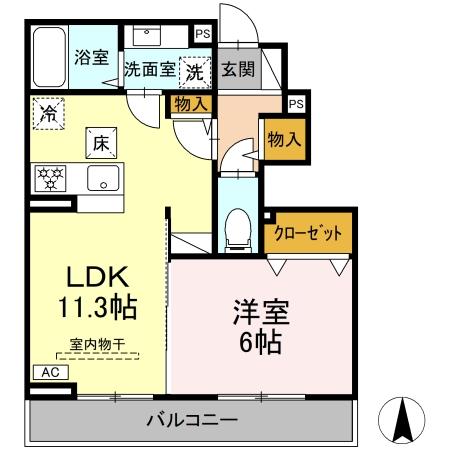 CASAVOLVER Ⅴの間取り