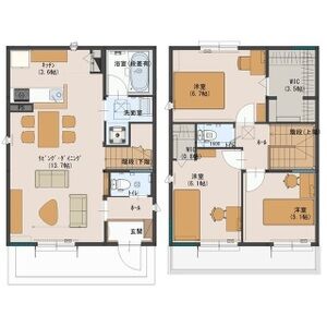 ソルコリーナ Eの間取り