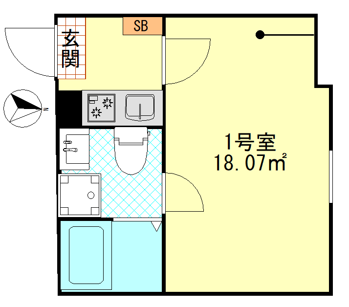 パーチェ堀切の間取り