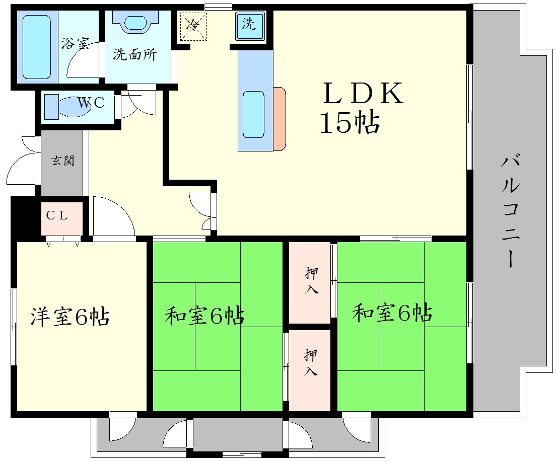 ラ・ミュールの間取り