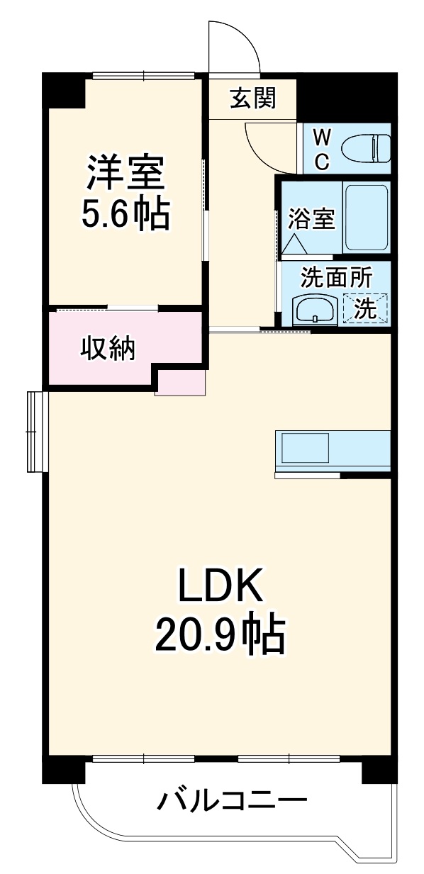 ヴィラ・ローランマンションの間取り