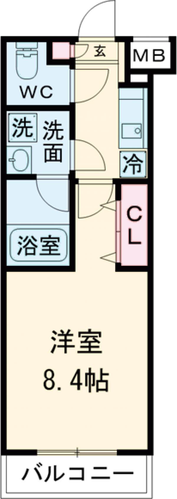 Alivis新江古田の間取り