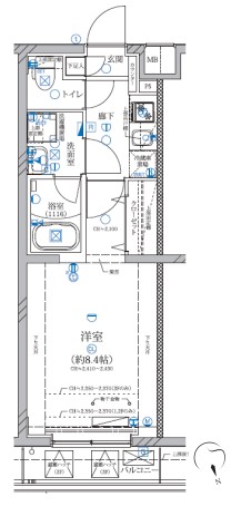 Alivis新江古田の間取り