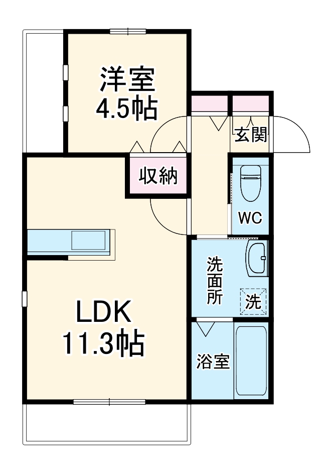 ZIO LANDの間取り