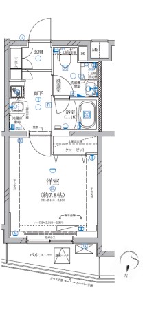 Alivis新江古田の間取り