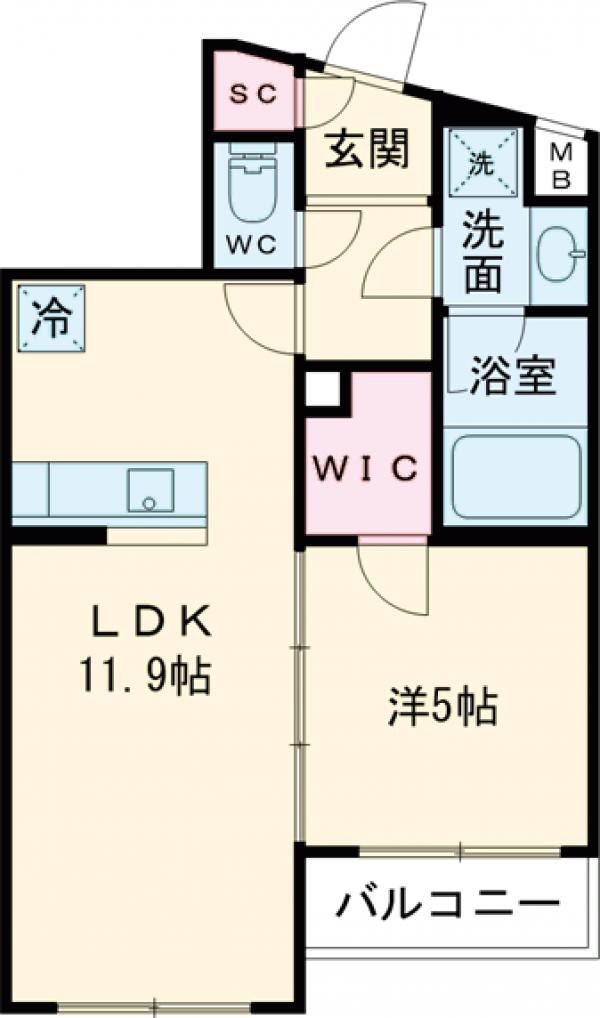 Alivis新江古田の間取り