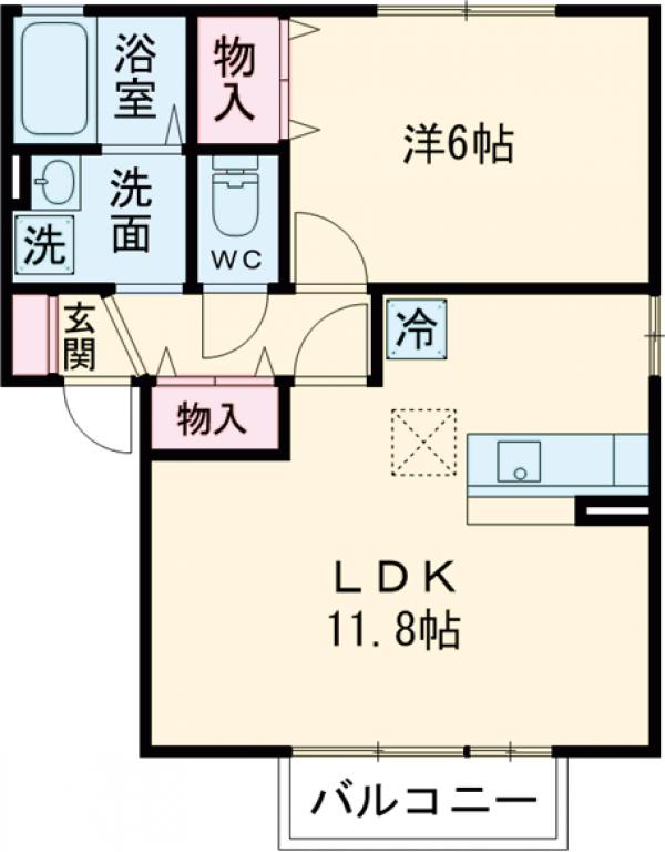 グリーンハイツ Iの間取り