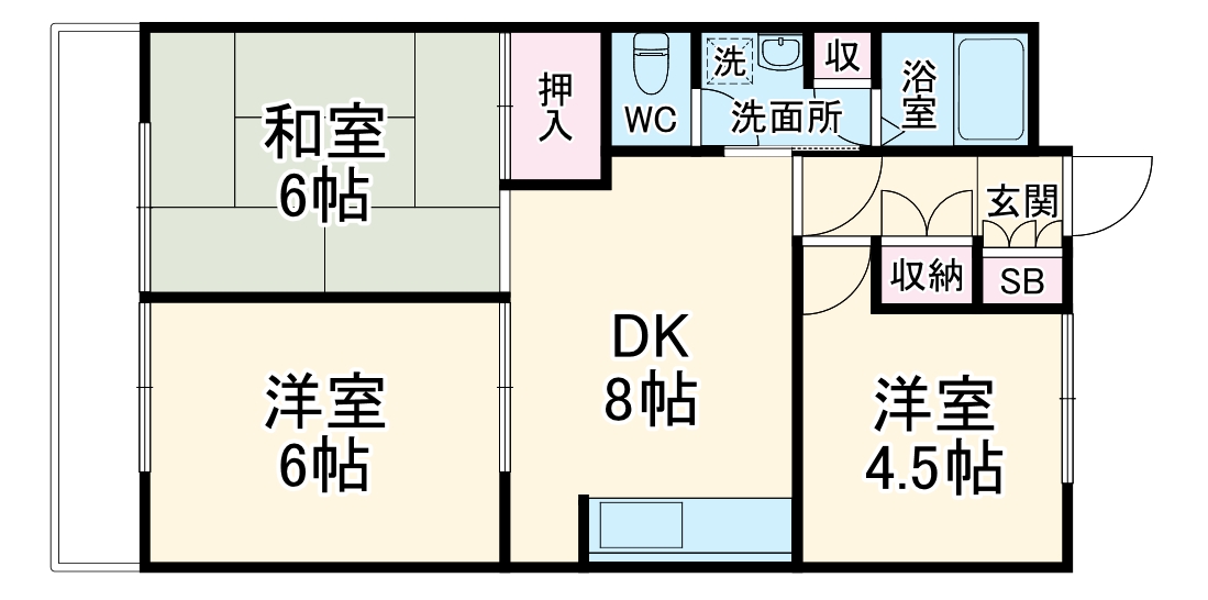 第25明智ビルの間取り