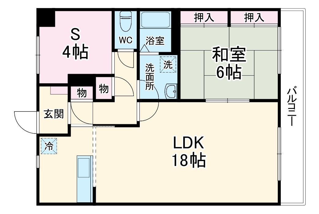 戸ヶ崎リバータウンの間取り