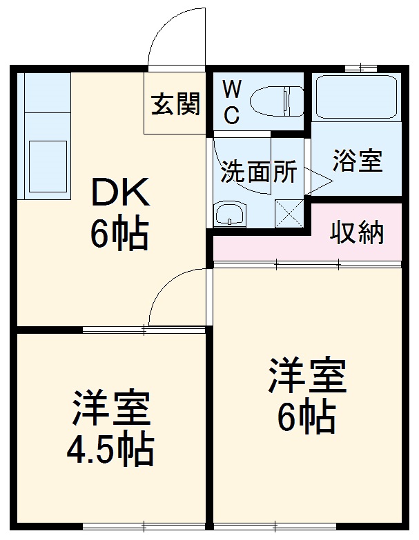 ヴィンテイジ湘南の間取り