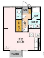 ビューテラスハイム天王台の間取り