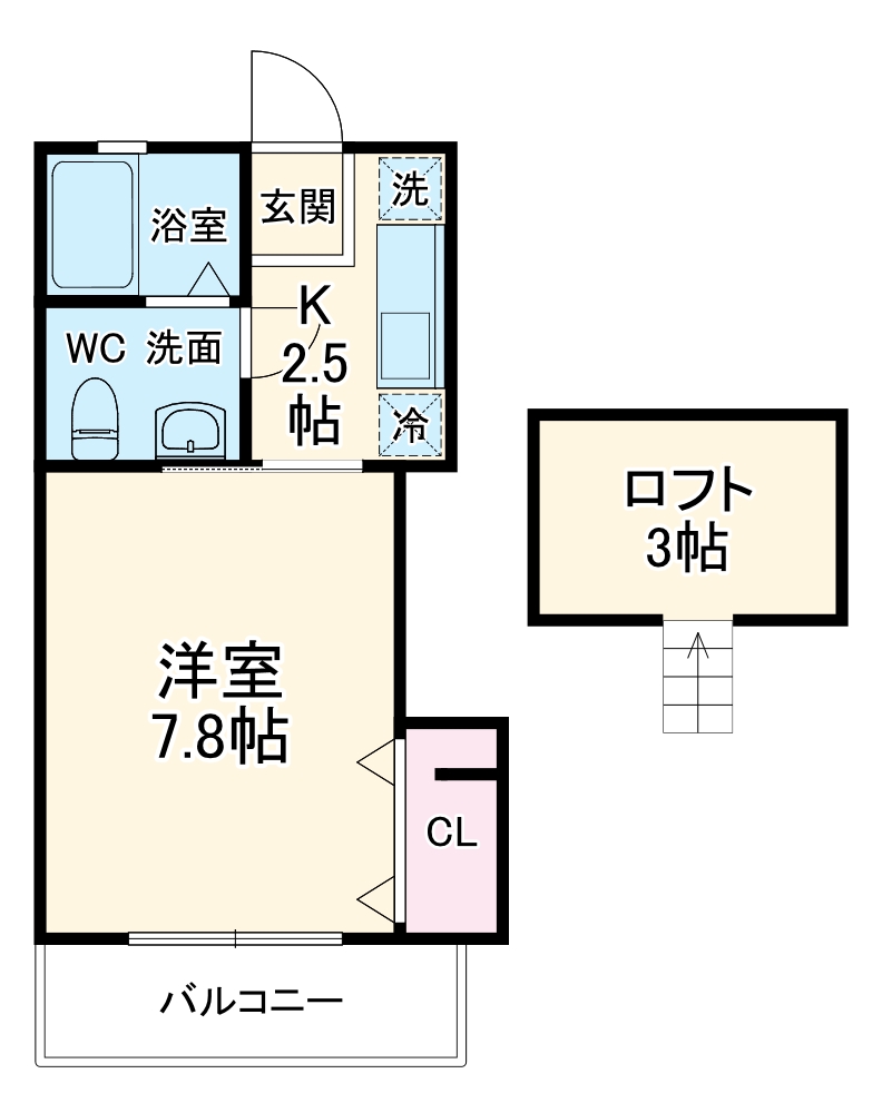 クリプト和の間取り