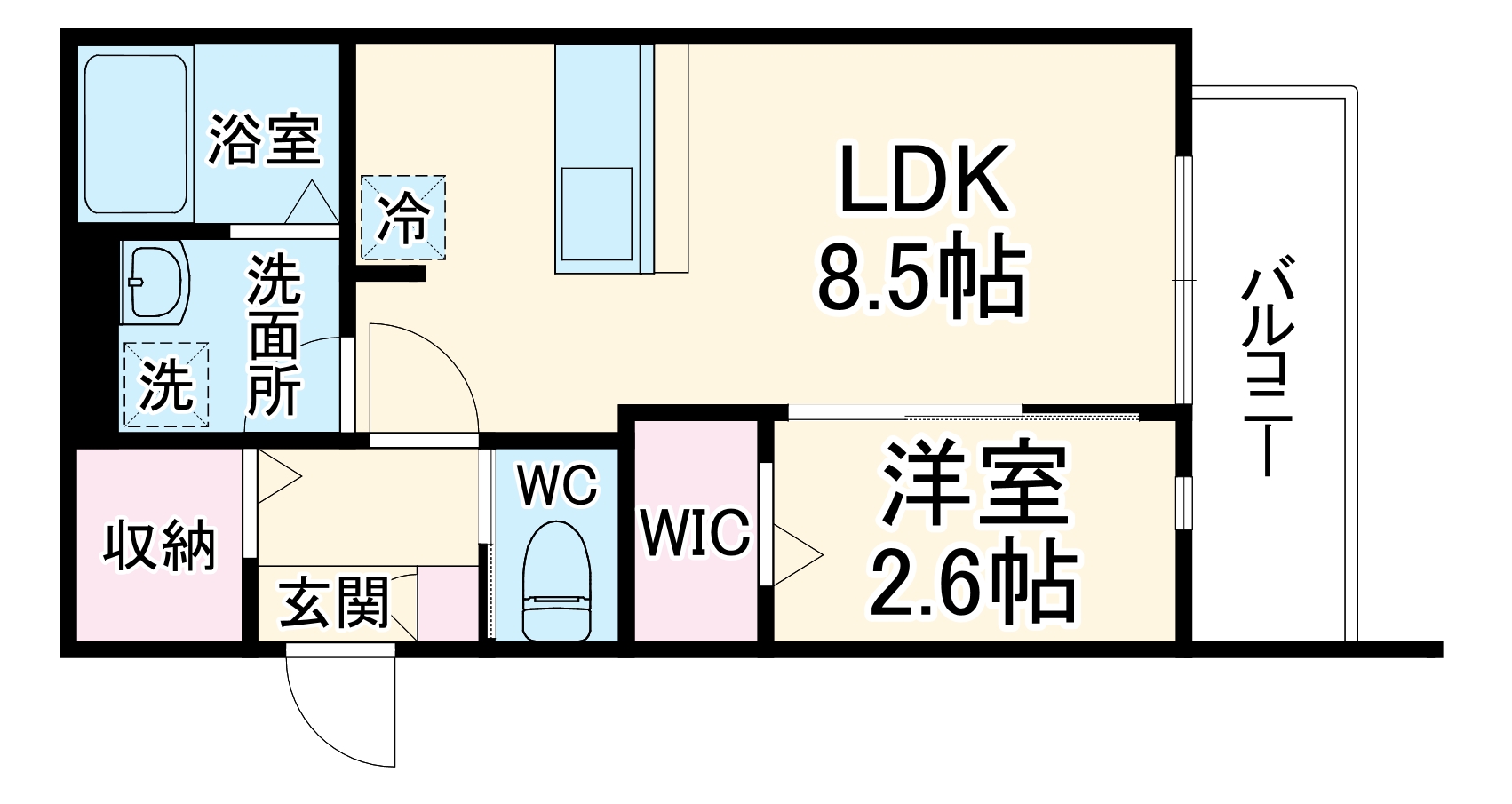 KEIAI RESIDENCE 大和田の間取り