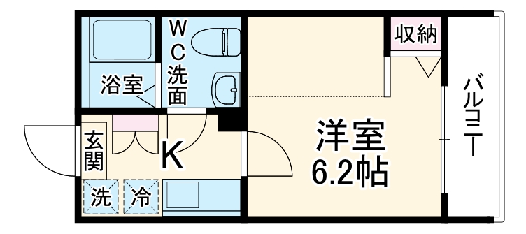 KEIAI RESIDENCE 大和田の間取り