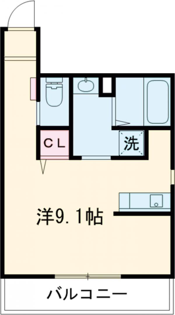 カーサ江戸川の間取り