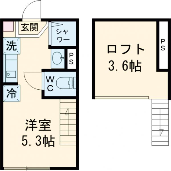 ハーモニーテラス上井草Ⅴの間取り