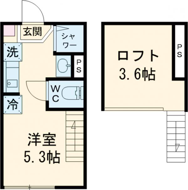 ハーモニーテラス上井草Ⅴの間取り