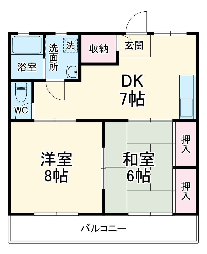 エクセル羽黒の間取り