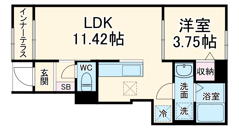 リーブルファイン草加青柳Ⅰの間取り
