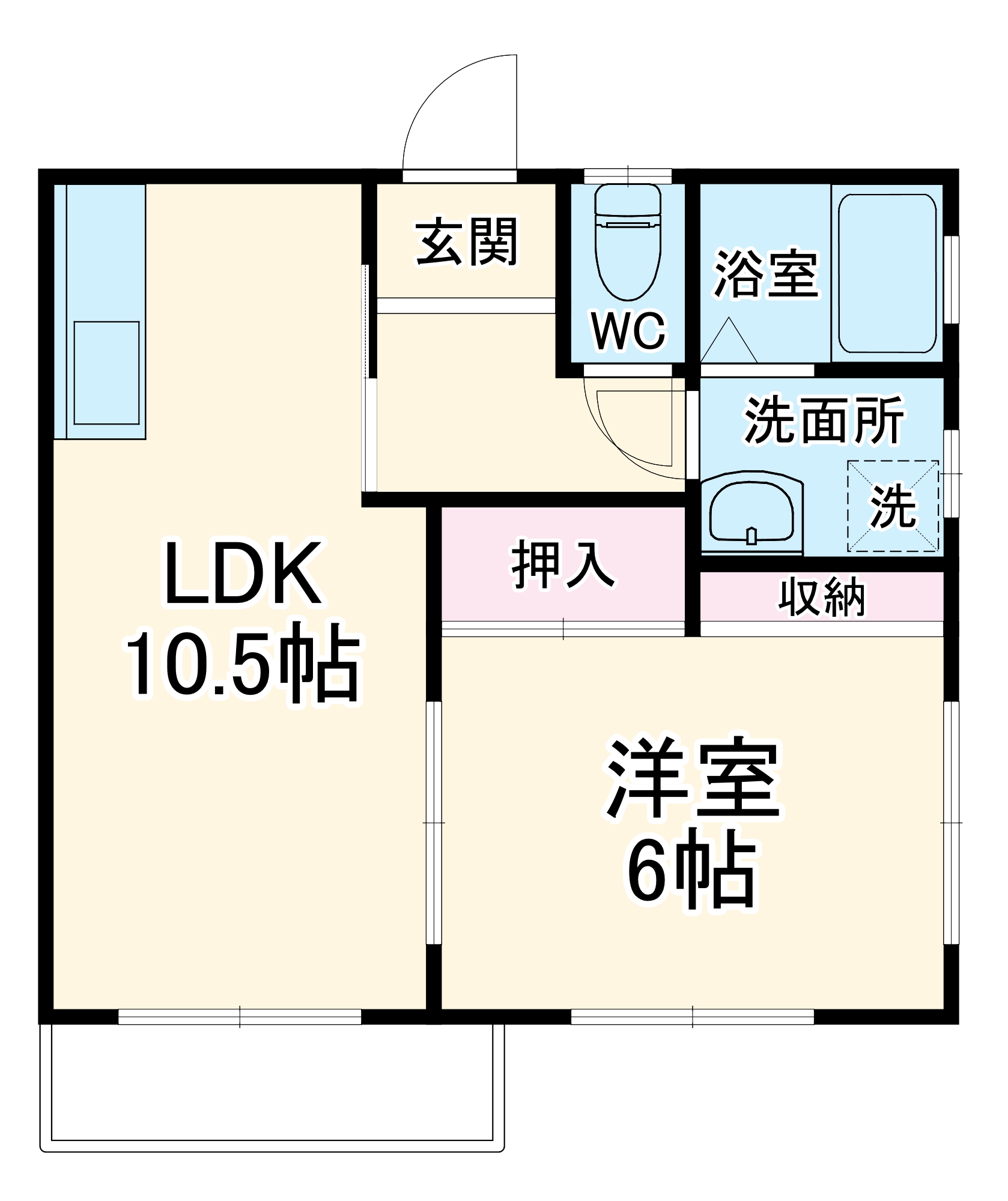 アズールヴィラの間取り