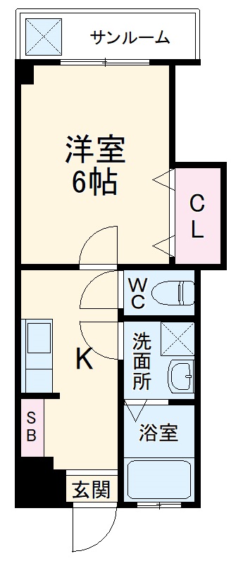 第1栗原マンションの間取り