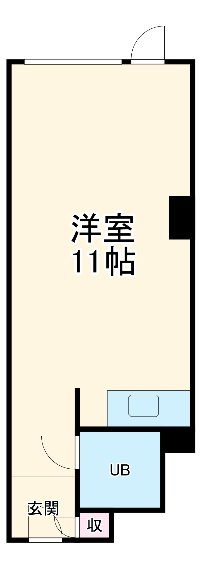 チサン第8新大阪の間取り
