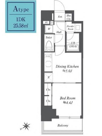 ディームス根岸の間取り