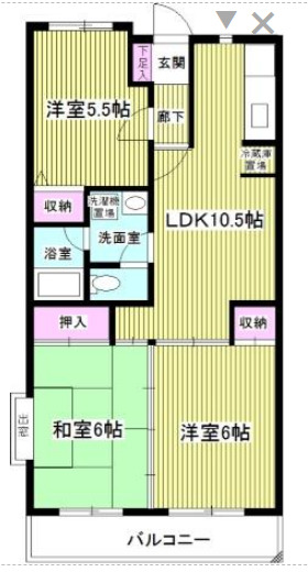 レジデンス都町の間取り