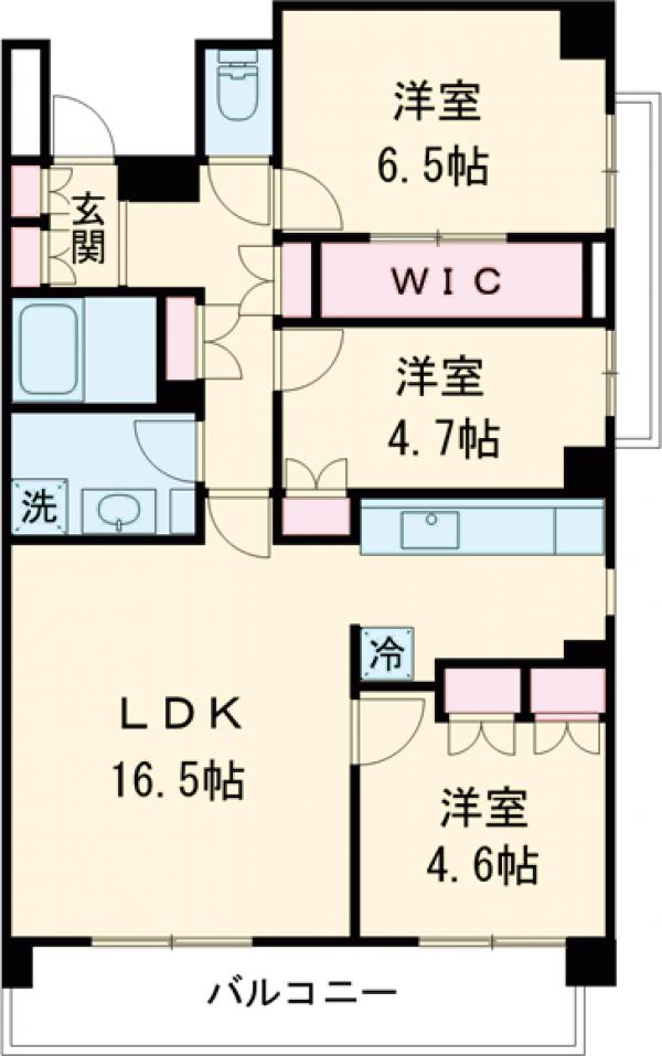 プライムメゾン武蔵野の杜の間取り