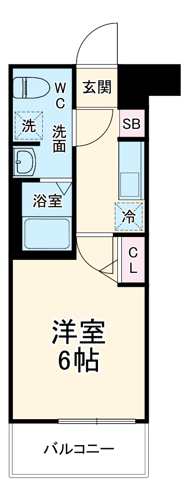 グランドロアール上新庄の間取り