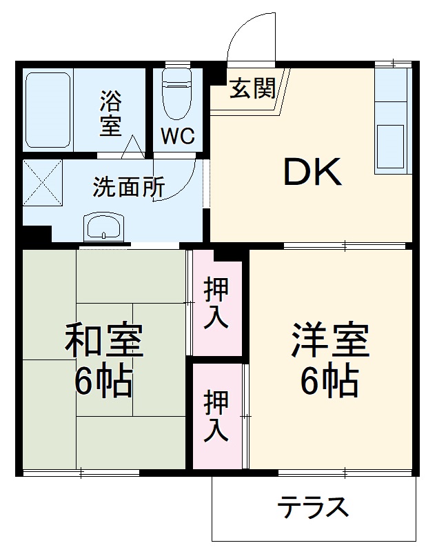 サンクレスト昭和A棟の間取り