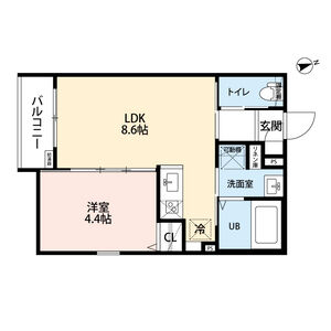 robot home鶴里 The Parkの間取り