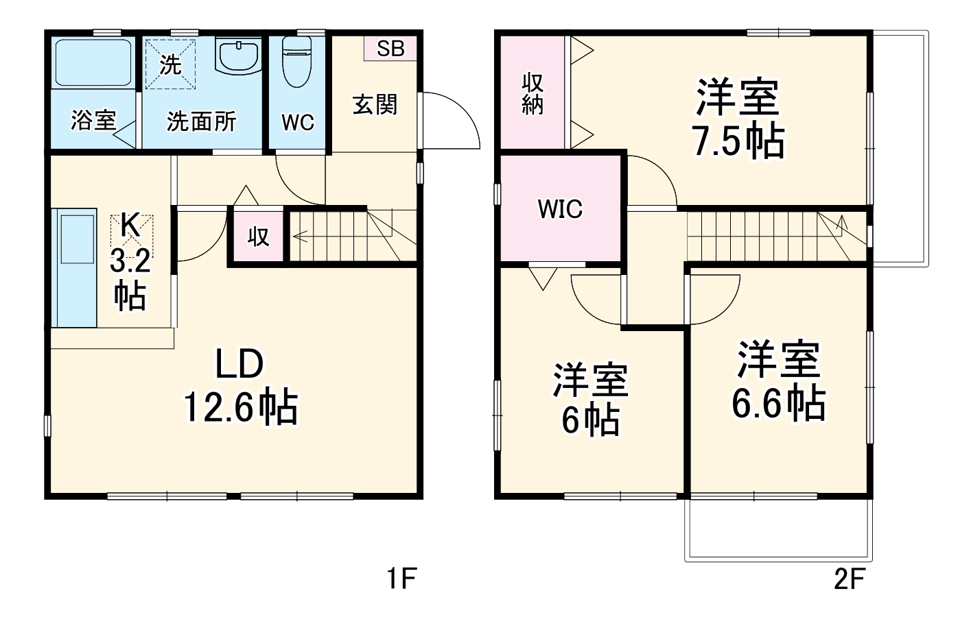 グレイス赤川C棟の間取り