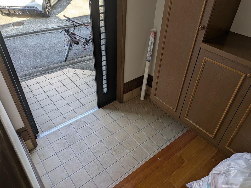 8/24 玄関