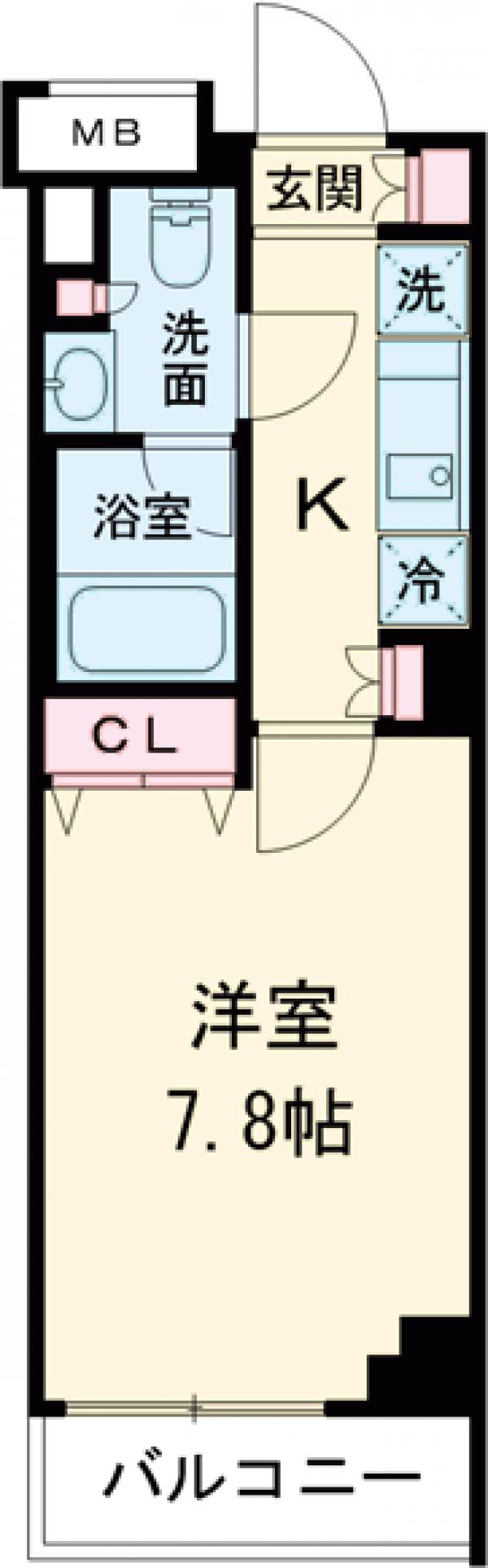 ラティエラ中野新井の間取り