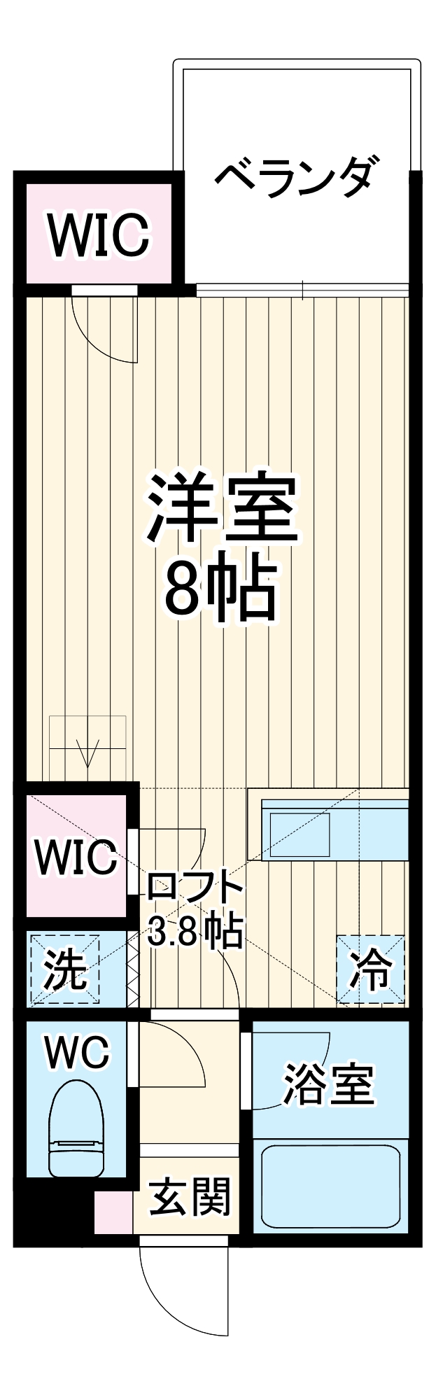 セザンヌ牛久保の間取り