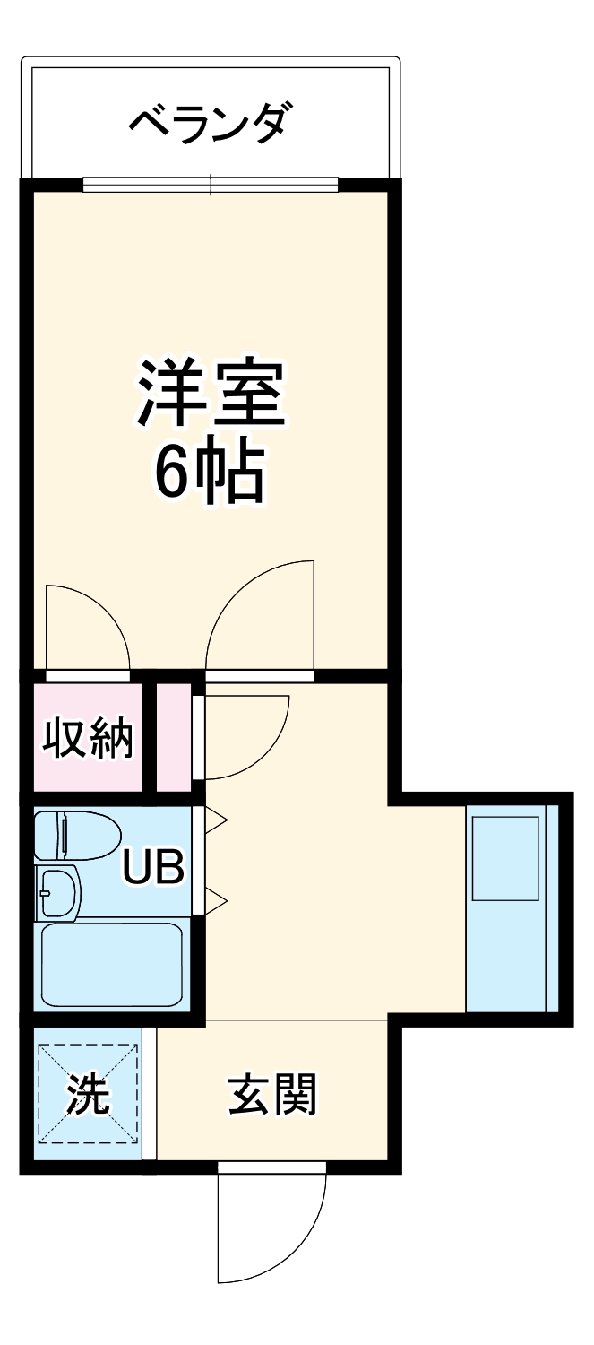 フレンドポート座間第2の間取り