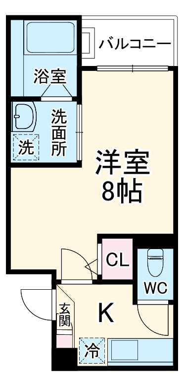 Jack shibatahondori Ⅰの間取り