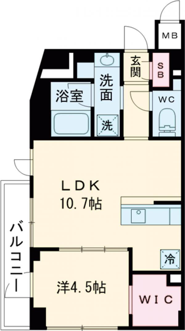 RELUXIA墨田東向島の間取り