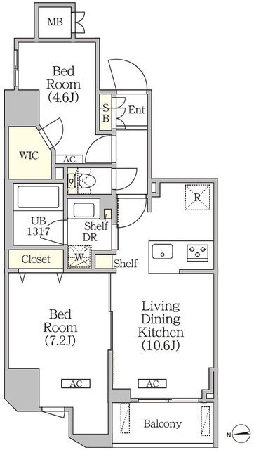 クラリティア浅草橋の間取り