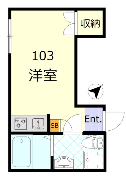 サザンゲート蒲田の間取り