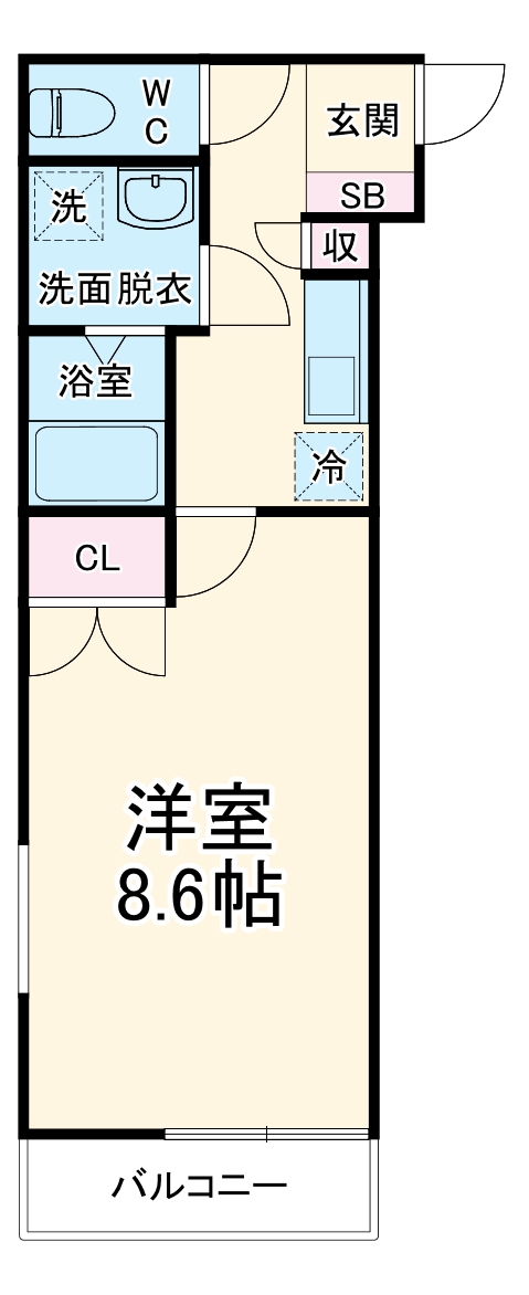 NAGINOBAの間取り
