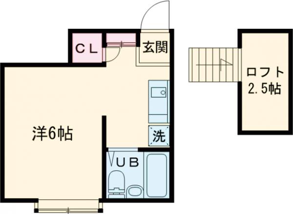 コーポ竹田の間取り