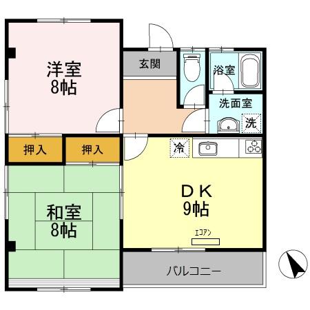 セラヴィの間取り