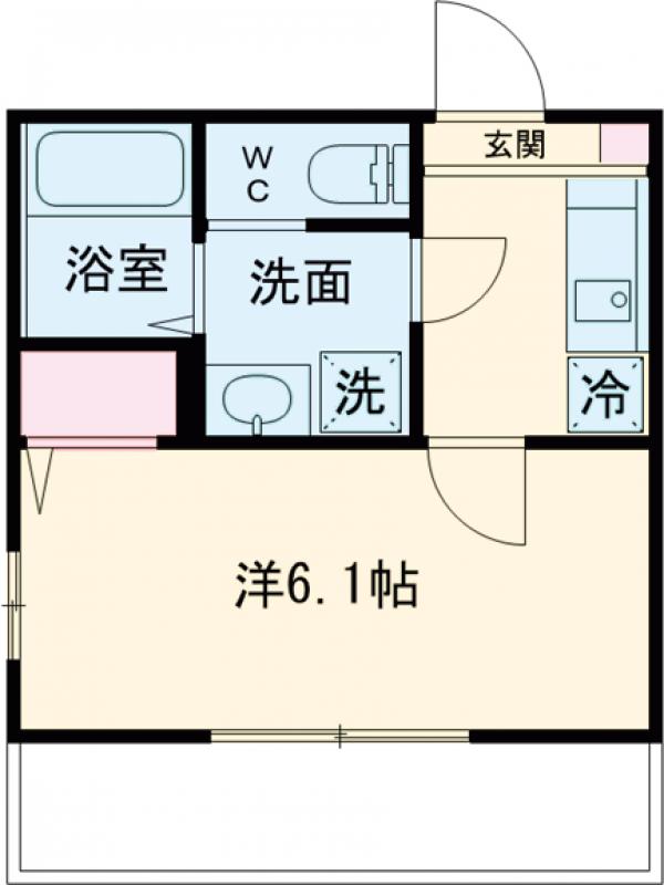 アザーレ・パッシオ新百合ヶ丘Bの間取り