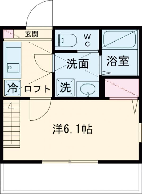 アザーレ・パッシオ新百合ヶ丘Bの間取り